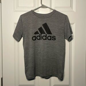 Boys Greys adidas sport Medium 10/12 Black Kids t-shirt athletic performance